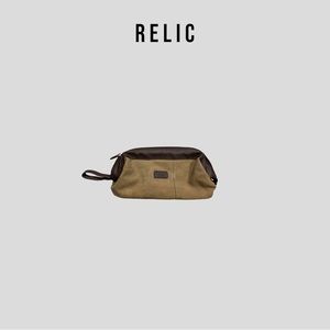 Vintage Relic toiletry Bag khaki canvas